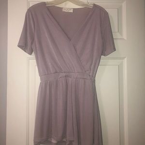Lavender Short Sleeve Romper Like New